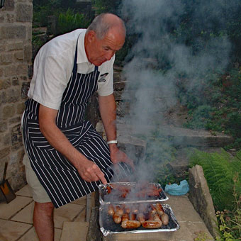 Ah - getting the barbeque to light!