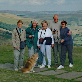Near the top: Chris, Mica, Phil, Bobs, John and Li